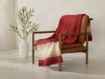 Organic Cotton Horizon Ombre Throw Blanket