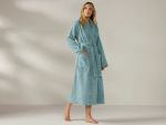 Organic Cotton Robe - Pacific Blue