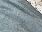 Cascade Matelasse Organic Cotton Blanket and Shams - Lagoon